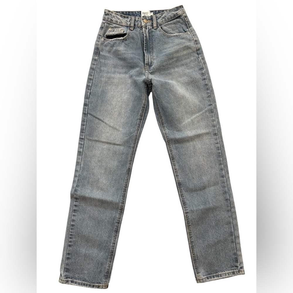 Princess Polly High Rise Straight Leg Jeans Size 2